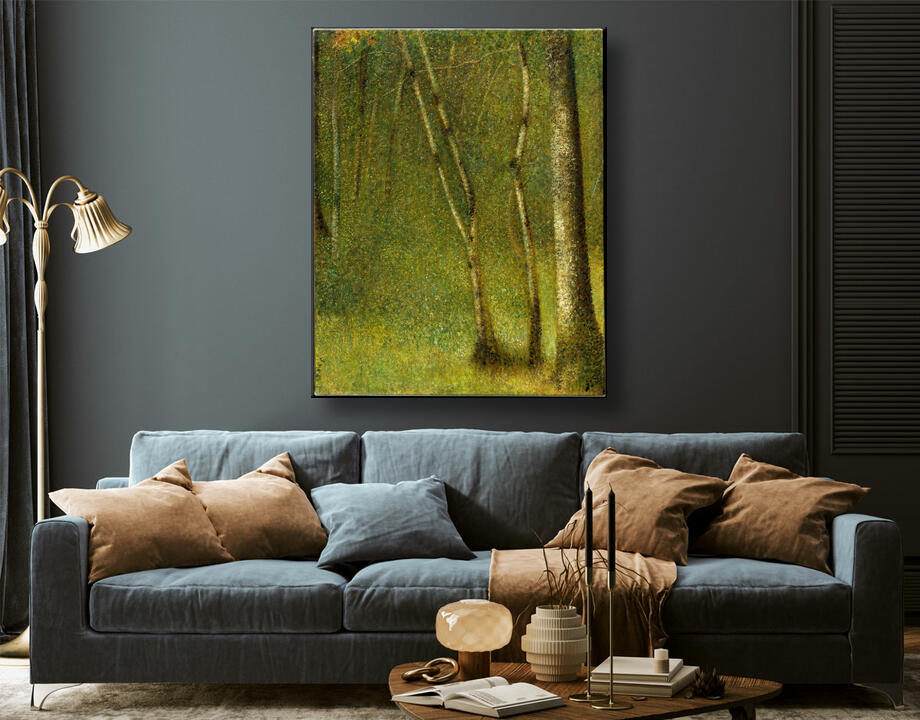 Georges Seurat : La forêt de Pontaubert