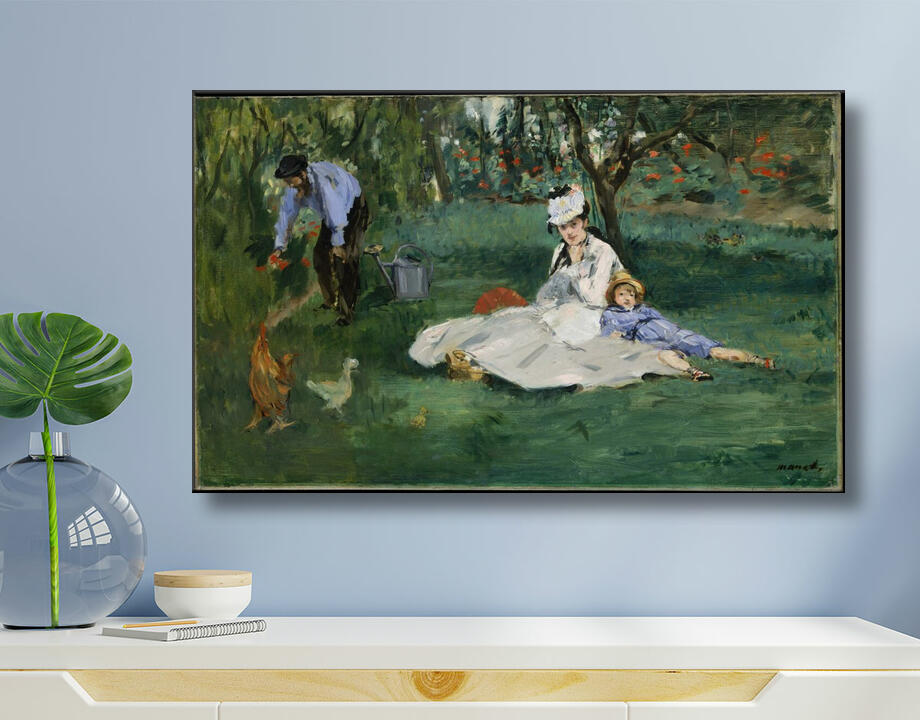 Edouard Manet : La famille Monet dans son jardin à Argenteuil