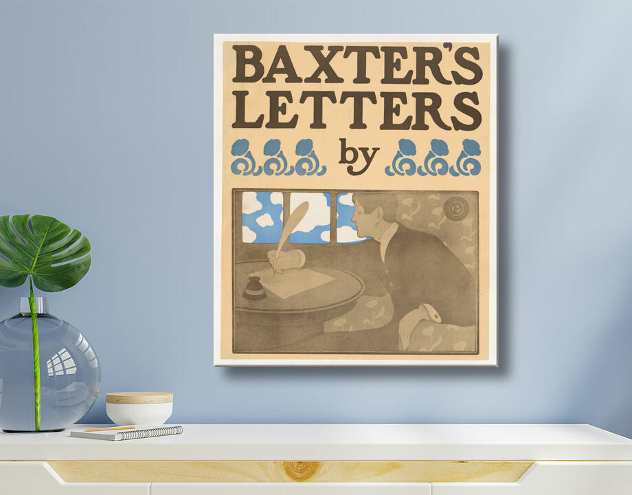 Anonymous, American, 19th century : Les lettres de Baxter