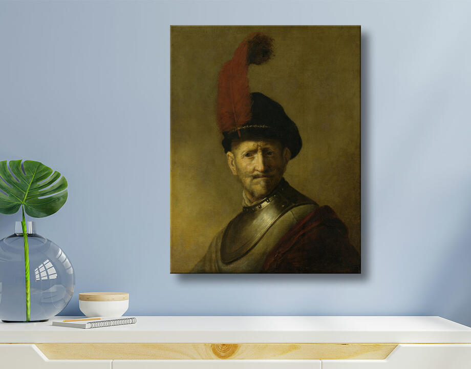 Rembrandt van Rijn : Portrait d'un homme, peut-être le père de Rembrandt, Harmen Gerritsz van Rijn