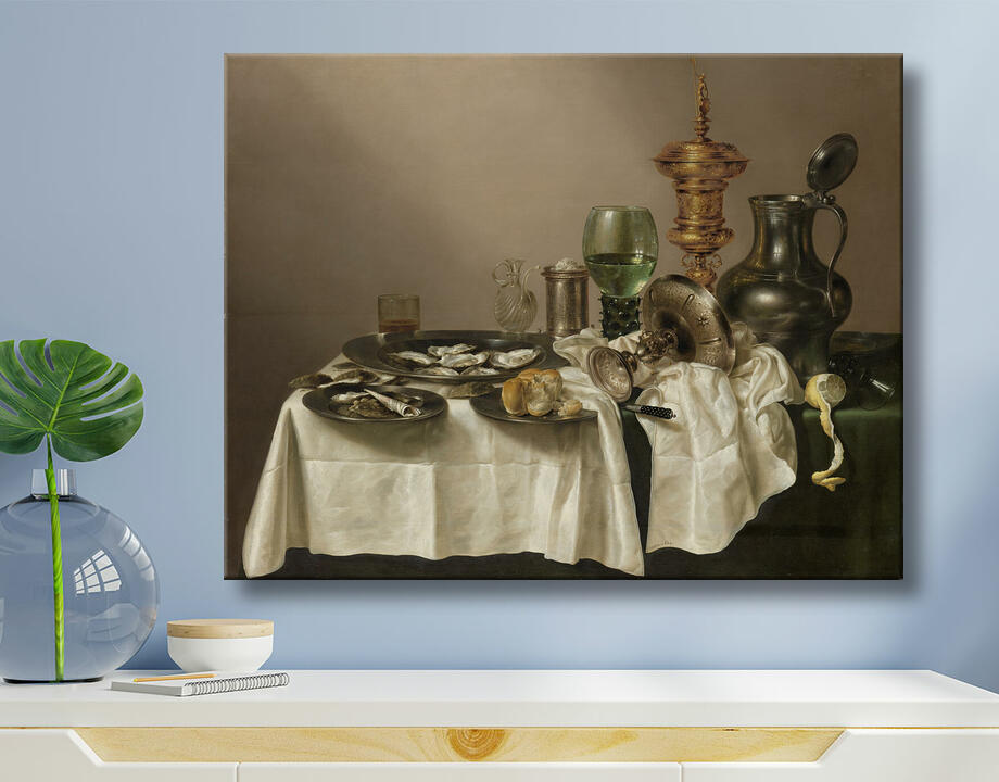 Willem Claesz Heda : Nature morte à la coupe dorée