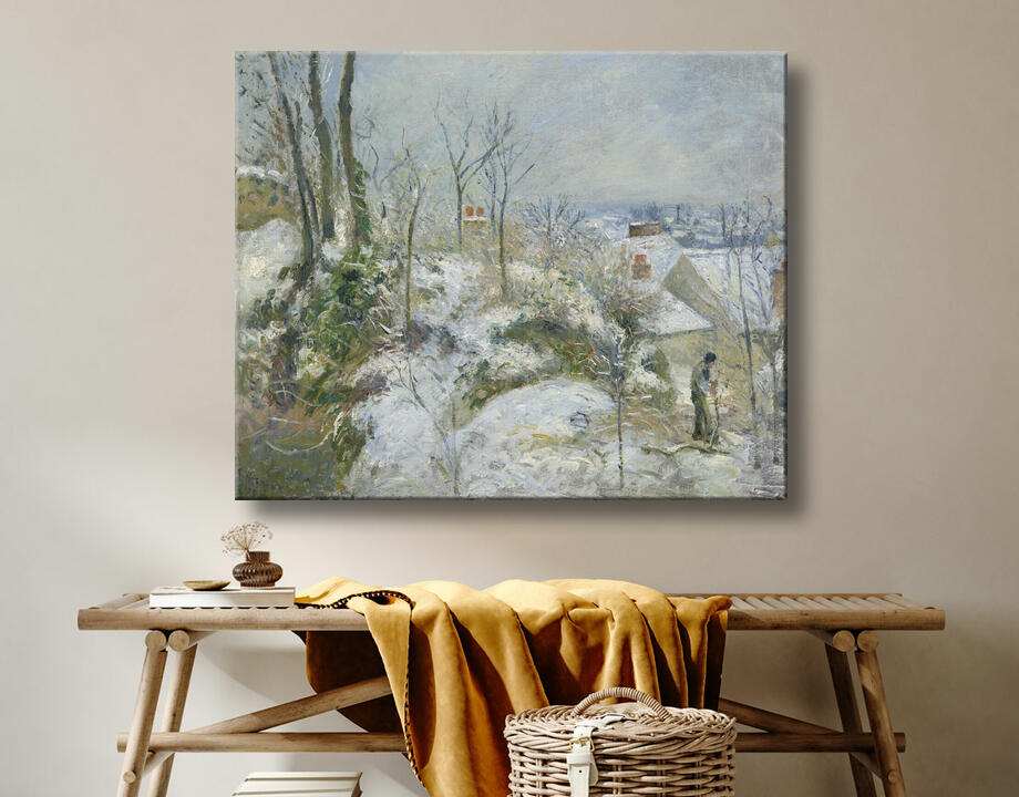 Camille Pissarro : Lapin Warren à Pontoise, Neige