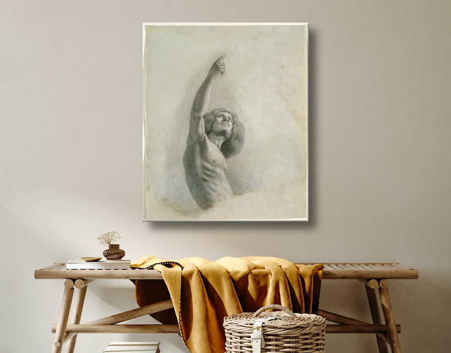 Gustave Courbet : Autoportrait au bras levé