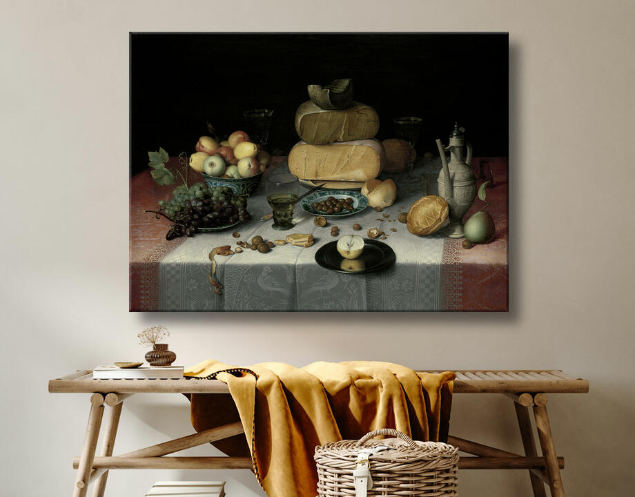 Floris Claesz van Dijck : Nature morte au fromage