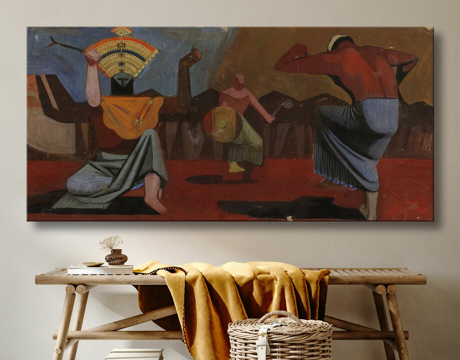 Unidentified : Croquis pour les danseurs indiens