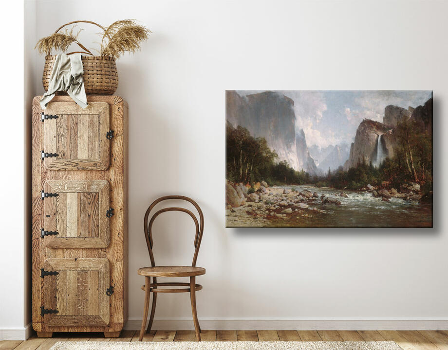 Thomas Hill : Vue sur la vallée de Yosemite