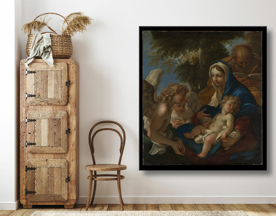 Sebastiano Ricci : La Sainte Famille avec des anges