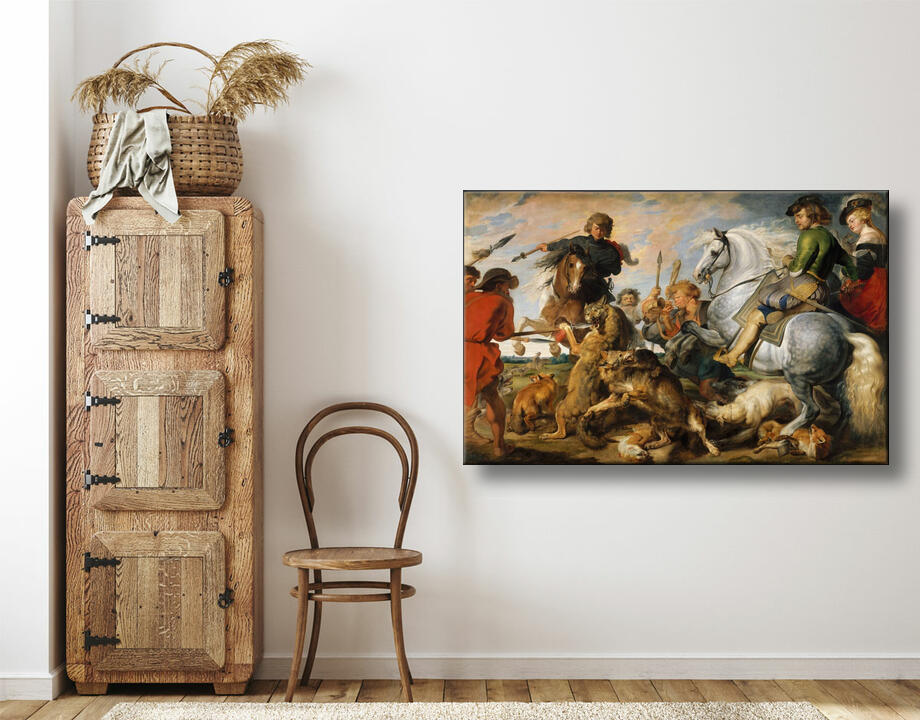 Peter Paul Rubens : Chasse au loup et au renard