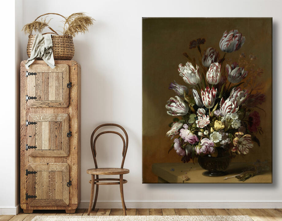 Hans Bollongier : Nature morte florale