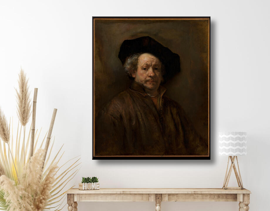 Rembrandt (Rembrandt van Rijn) : Autoportrait