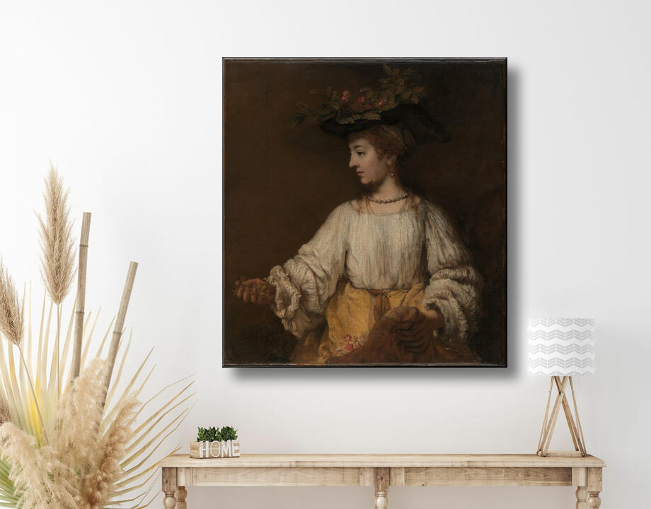 Rembrandt (Rembrandt van Rijn) : Flore