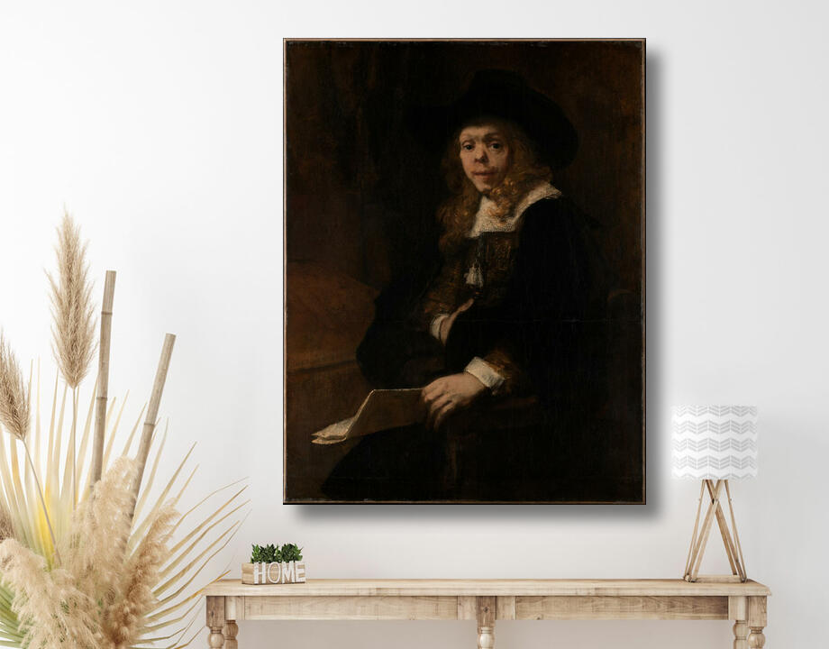 Rembrandt (Rembrandt van Rijn) : Portrait of Gerard de Lairesse