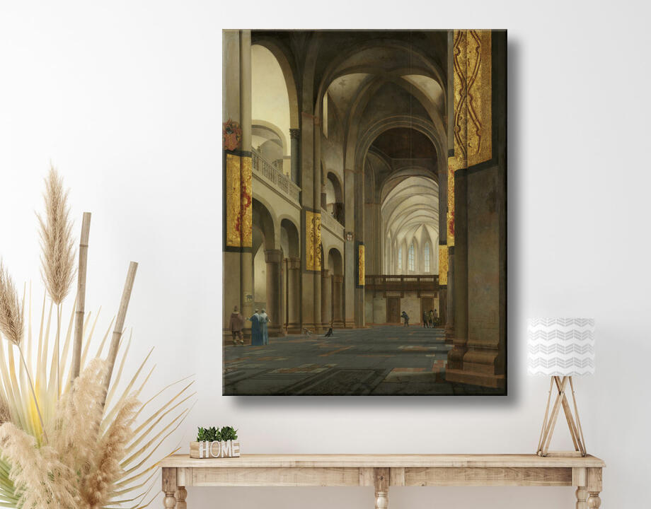 Pieter Jansz Saenredam : La Nef et le Chœur de la Mariakerk à Utrecht