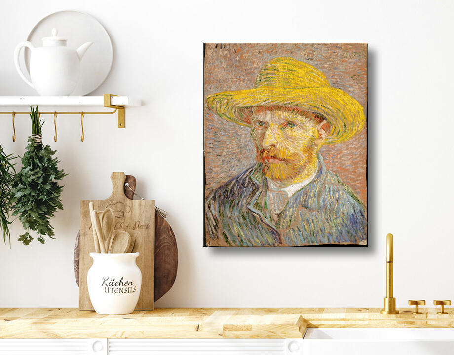 Vincent van Gogh : Autoportrait au chapeau de paille