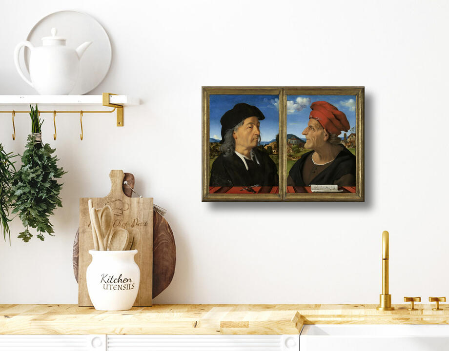 Piero di Cosimo : Portraits de Giuliano et Francesco Giamberti da Sangallo