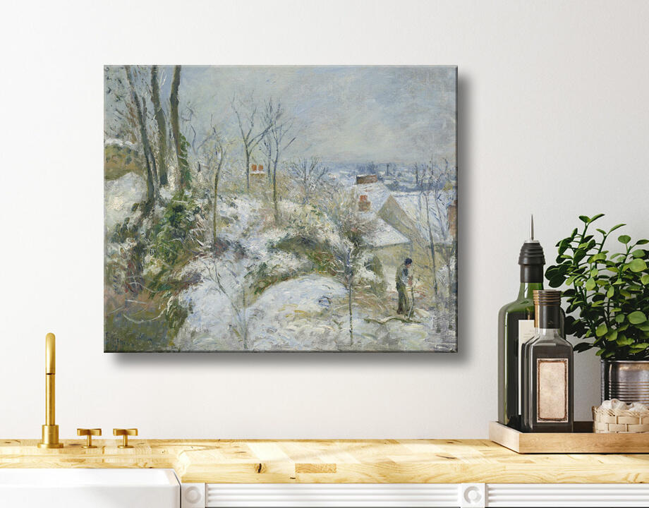 Camille Pissarro : Lapin Warren à Pontoise, Neige