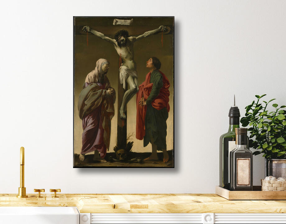 Hendrick ter Brugghen : La Crucifixion avec la Vierge et Saint Jean