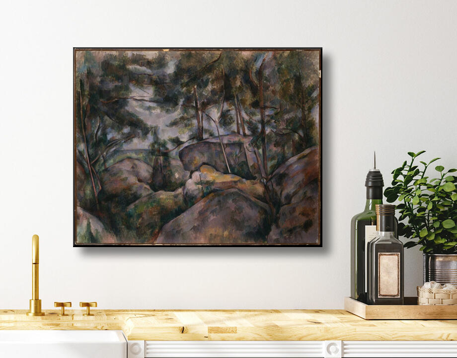 Paul Cézanne : Rochers dans la forêt