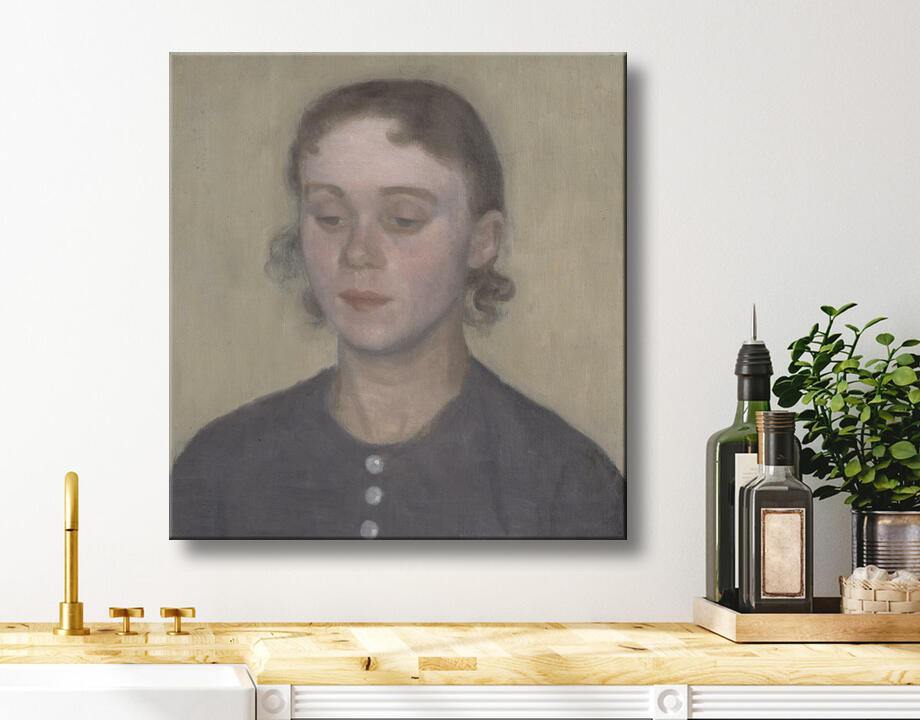 Hammershøi, Vilhelm : La femme de l'artiste, Ida Hammershøi, née Ilsted