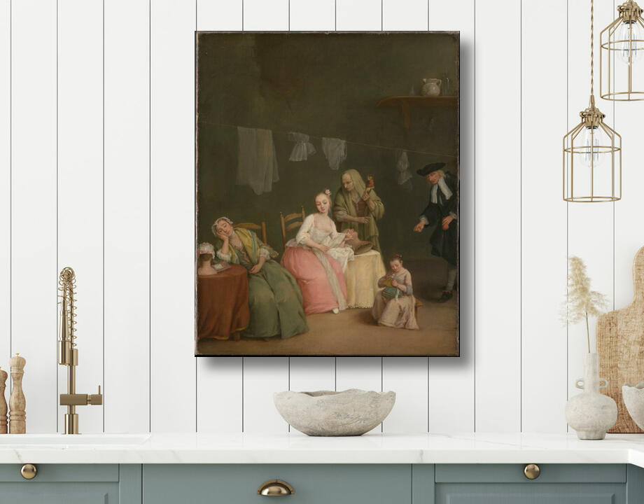 Pietro Longhi (Pietro Falca) : La lettre