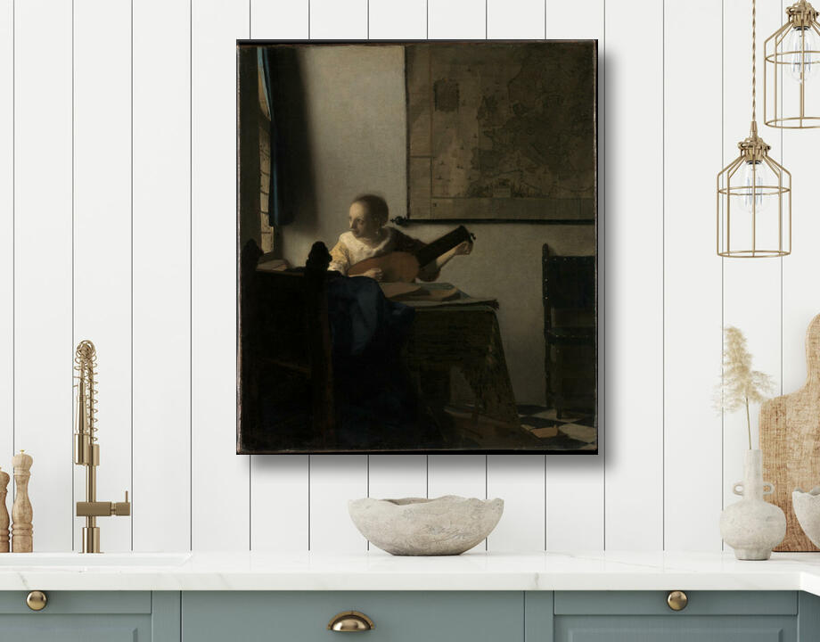 Johannes Vermeer : Jeune femme au luth