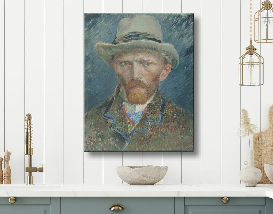 Vincent van Gogh : Autoportrait au chapeau de feutre gris