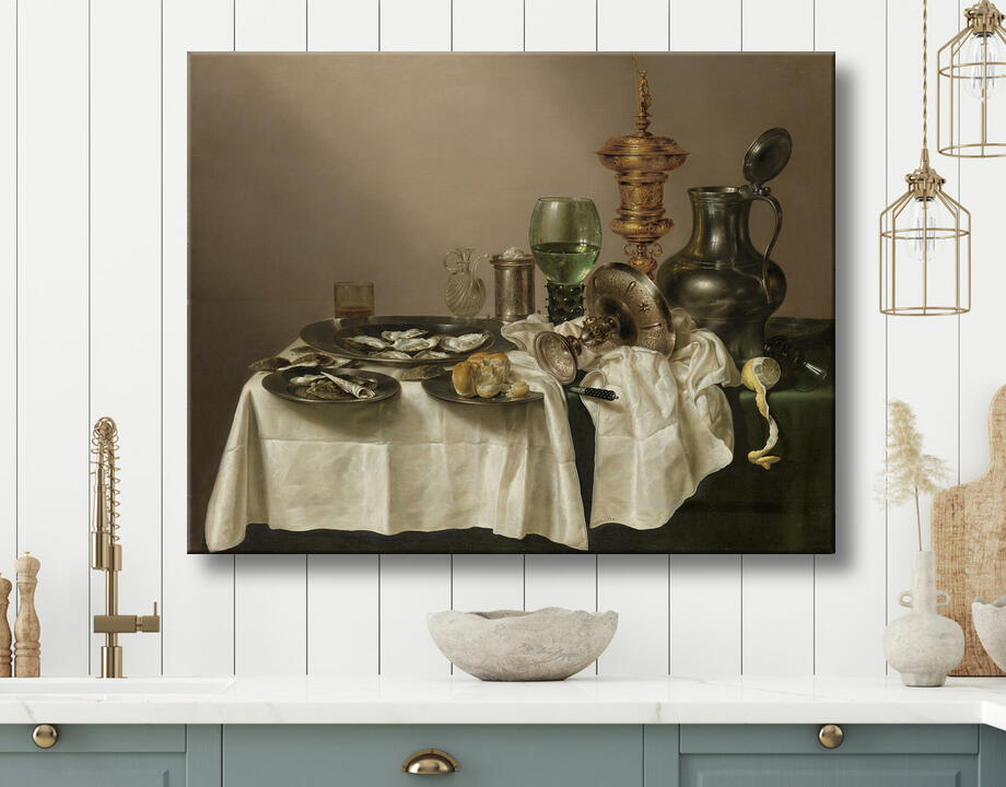 Willem Claesz Heda : Nature morte à la coupe dorée