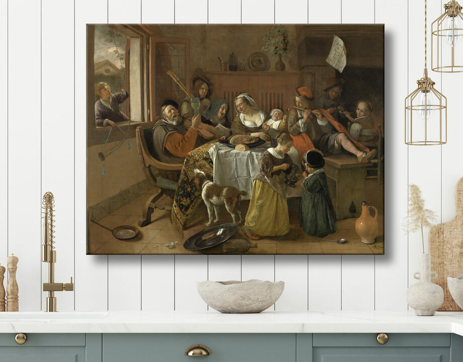 Jan Havicksz. Steen : La famille joyeuse