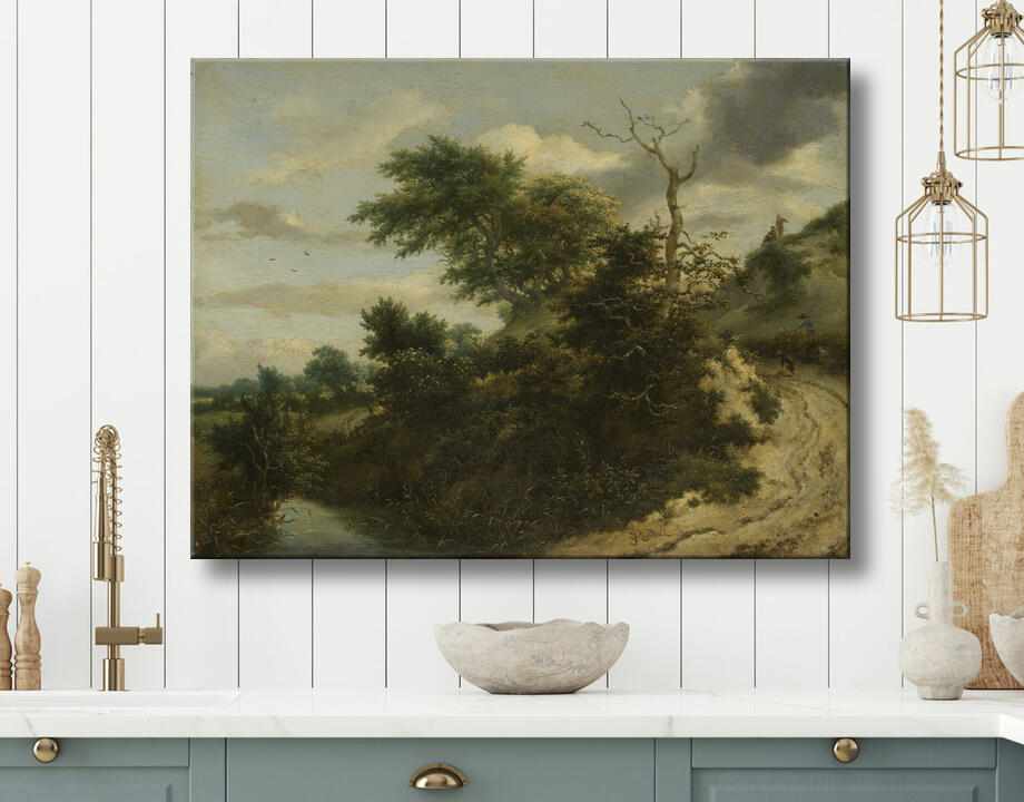 Jacob Isaacksz van Ruisdael : Piste de sable dans les dunes