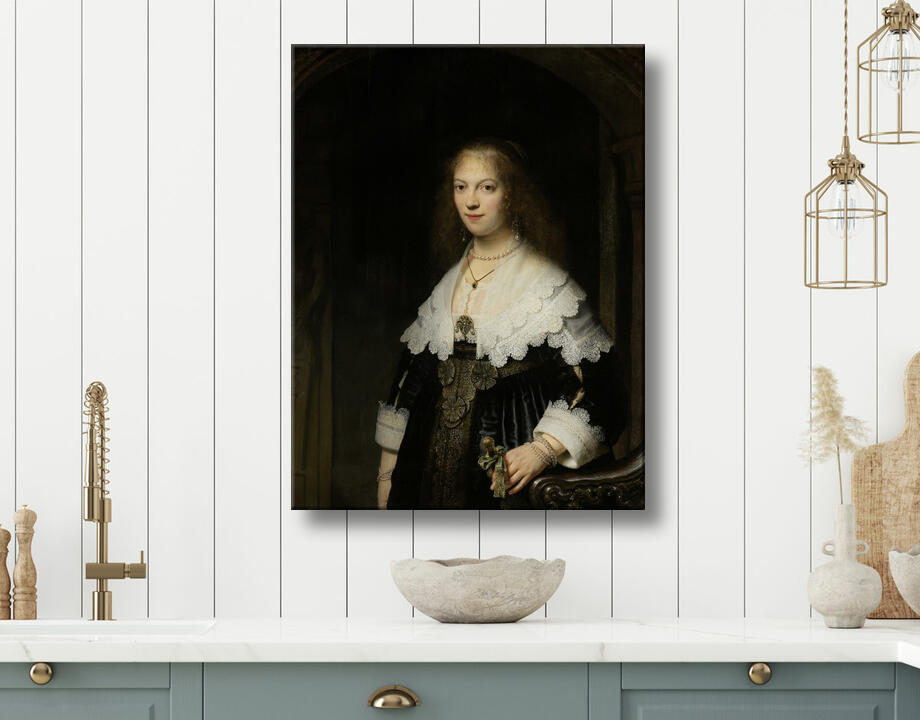 Rembrandt van Rijn : Portrait de femme, peut-être Maria Trip