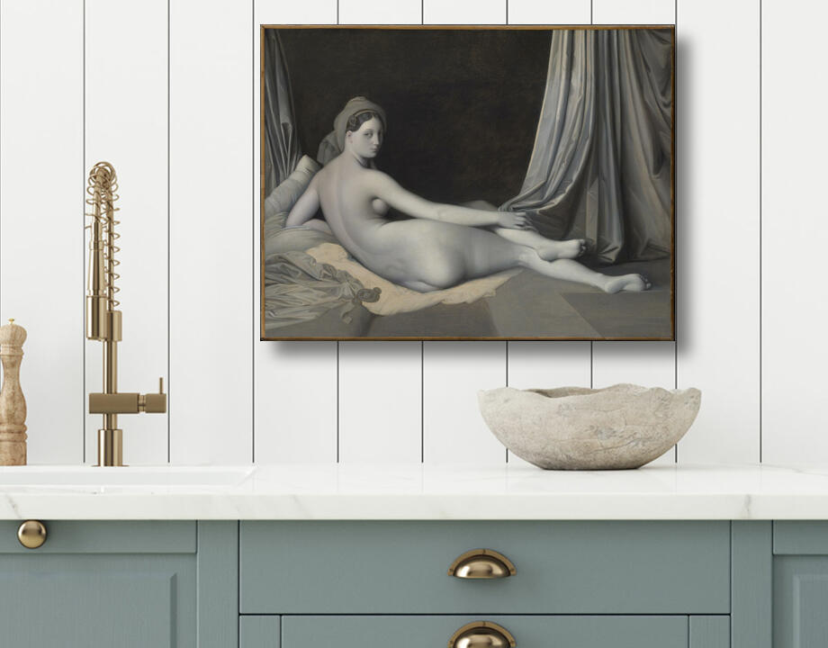 Jean Auguste Dominique Ingres : Odalisque in Grisaille