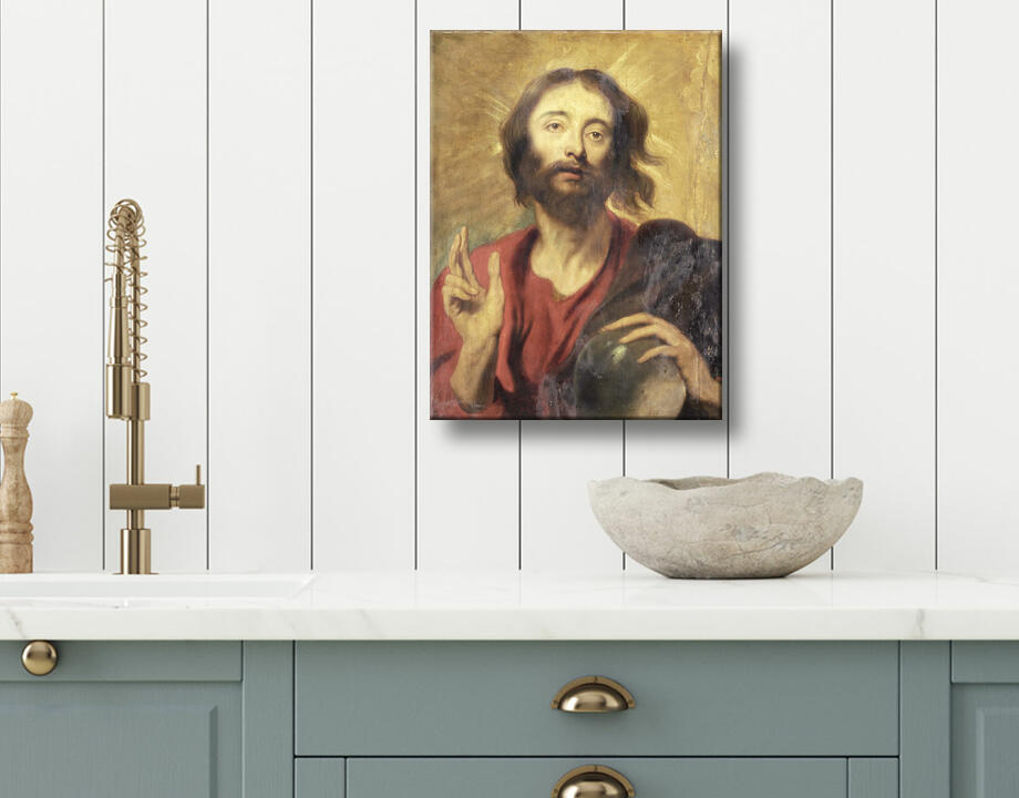 Anthony van Dyck : Christ comme sauveur du monde