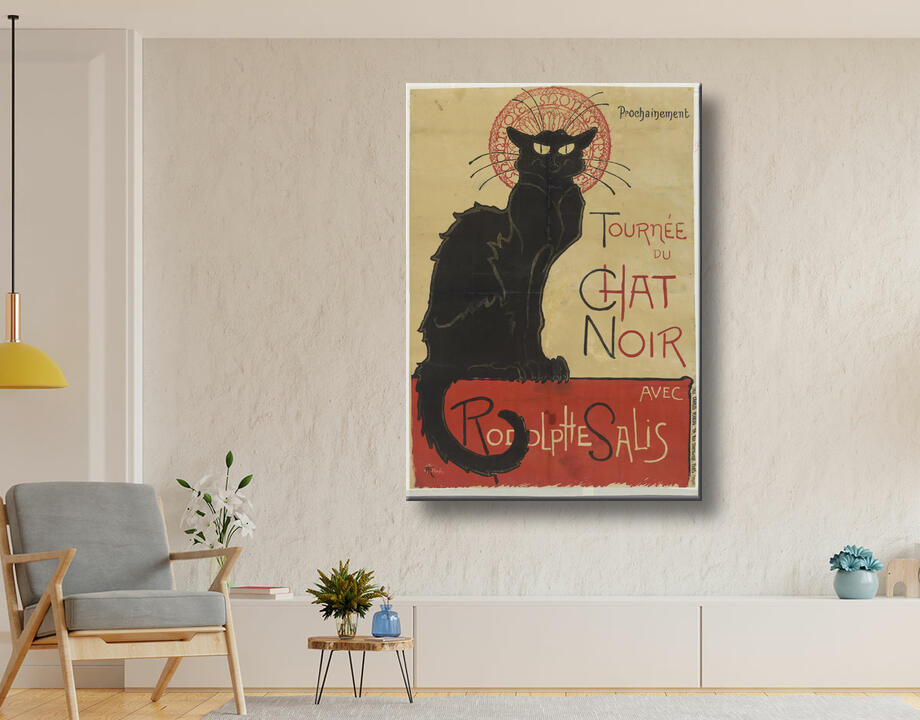 Théophile Alexandre Steinlen : Affiche pour le café du théâtre Le Chat Noir à Paris