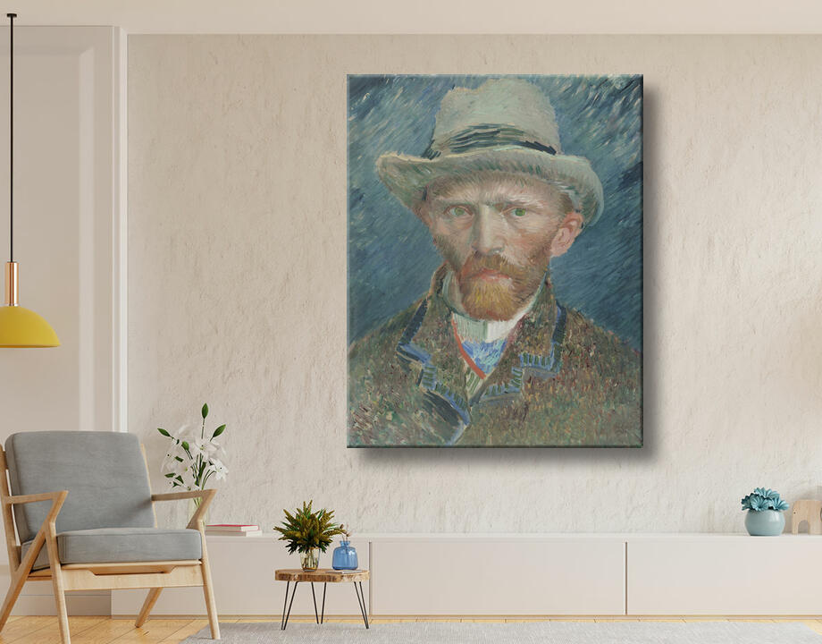 Vincent van Gogh : Autoportrait au chapeau de feutre gris