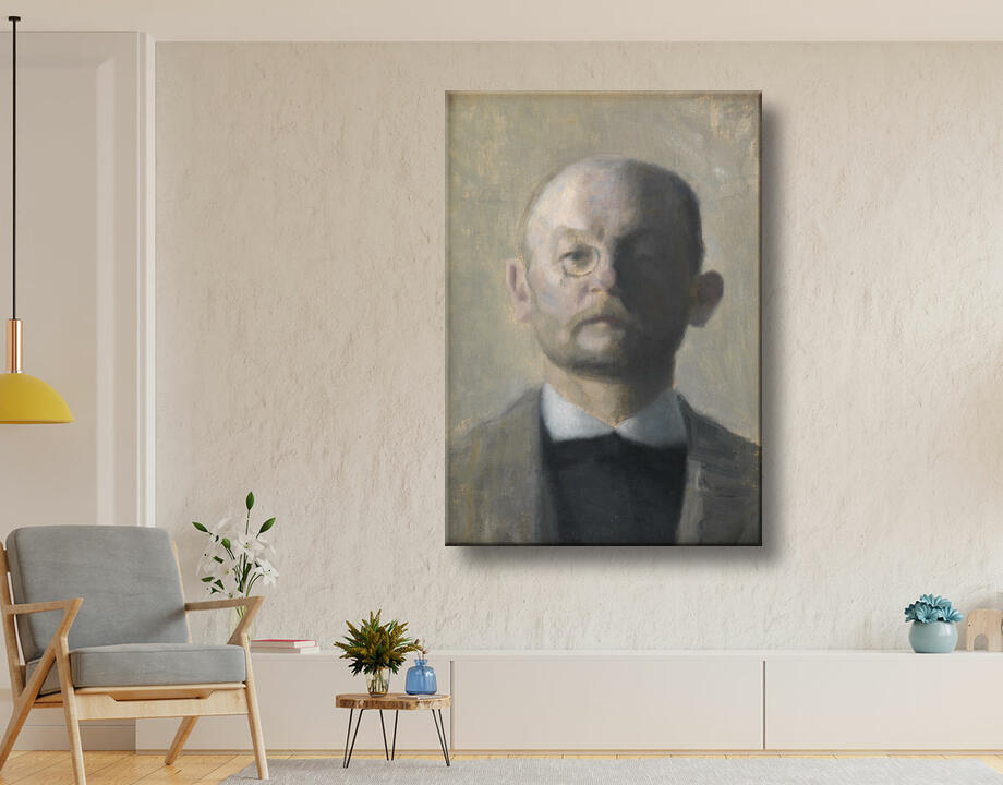 Hammershøi, Vilhelm : Le peintre Kristian Zahrtmann