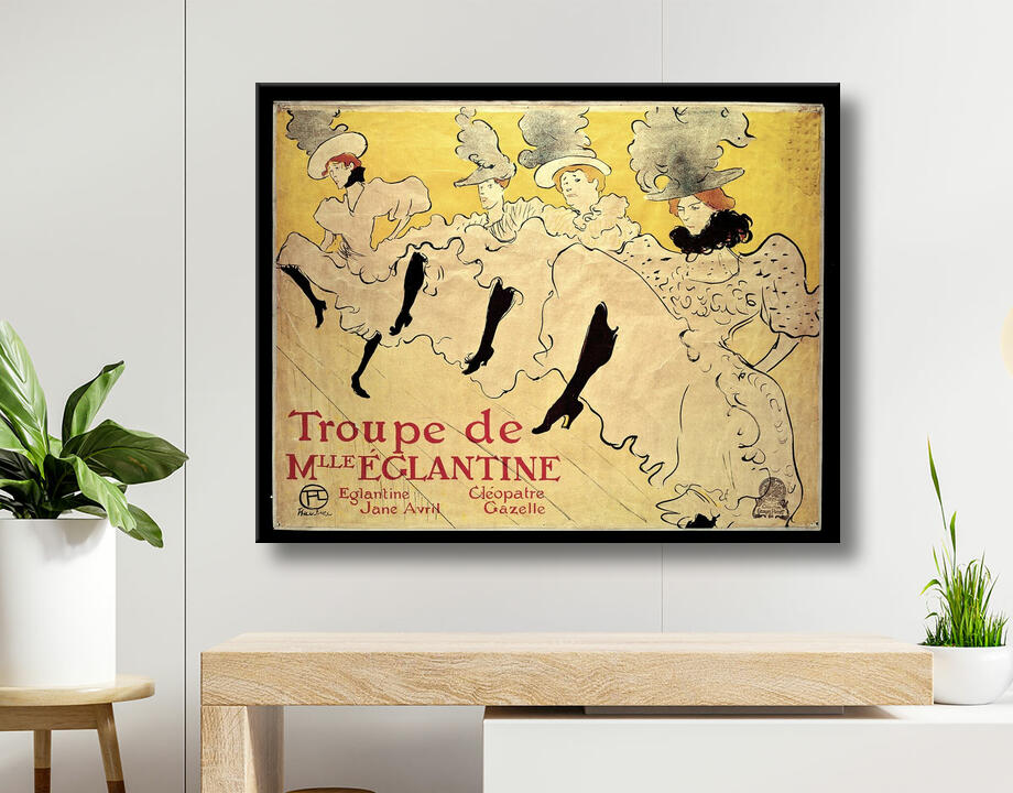 Henri de Toulouse-Lautrec : La Troupe de Mademoiselle Eglantine