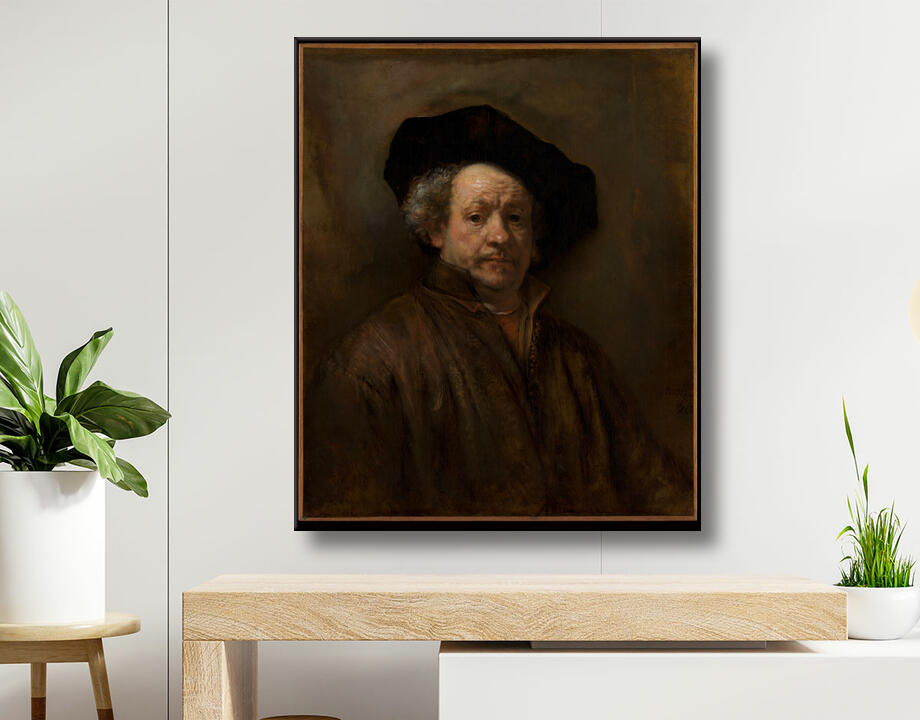 Rembrandt (Rembrandt van Rijn) : Autoportrait